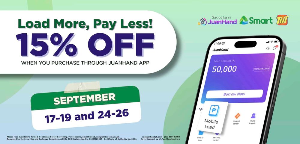 Smart x JuanHand September Promo